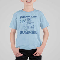 Raccoon Pregnancy Announcement T Shirt For Kid Summer Beach Mom To Be Gift