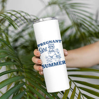 Raccoon Pregnancy Announcement Skinny Tumbler Summer Beach Mom To Be Gift
