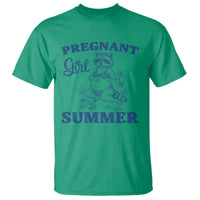 Raccoon Pregnancy Announcement T Shirt Summer Beach Mom To Be Gift