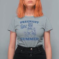 Raccoon Pregnancy Announcement T Shirt For Women Summer Beach Mom To Be Gift