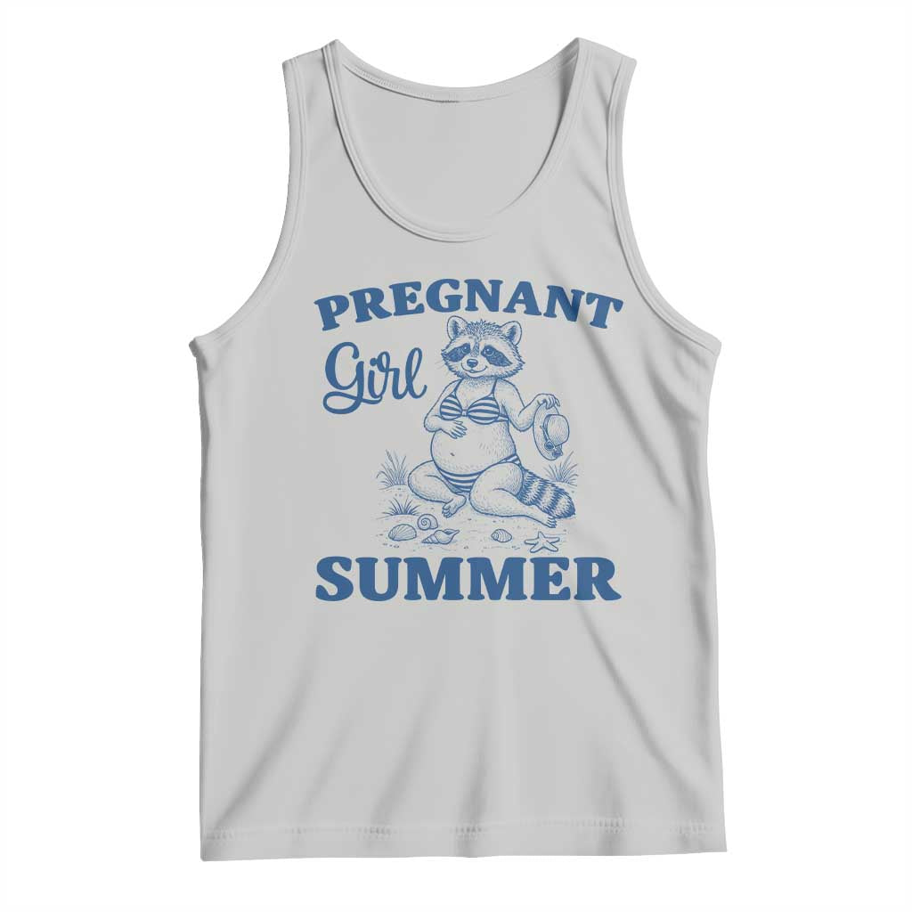Raccoon Pregnancy Announcement Tank Top Summer Beach Mom To Be Gift