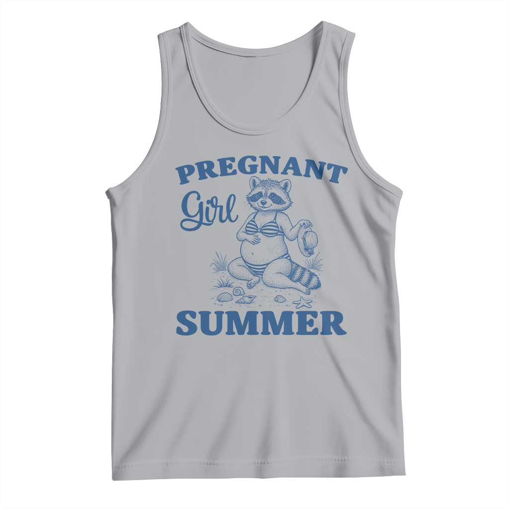 Raccoon Pregnancy Announcement Tank Top Summer Beach Mom To Be Gift