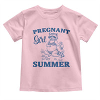 Raccoon Pregnancy Announcement Toddler T Shirt Summer Beach Mom To Be Gift
