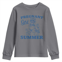 Raccoon Pregnancy Announcement Youth Sweatshirt Summer Beach Mom To Be Gift