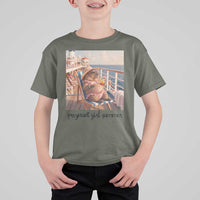 Summer Capybara Pregnancy T Shirt For Kid Baby Announcement Gift