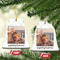 Summer Capybara Pregnancy Ceramic Ornament Baby Announcement Gift