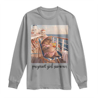 Summer Capybara Pregnancy Long Sleeve Shirt Baby Announcement Gift
