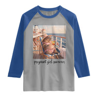 Summer Capybara Pregnancy Raglan Shirt Baby Announcement Gift