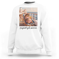Summer Capybara Pregnancy Sweatshirt Baby Announcement Gift