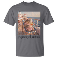 Summer Capybara Pregnancy T Shirt Baby Announcement Gift