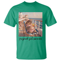 Summer Capybara Pregnancy T Shirt Baby Announcement Gift