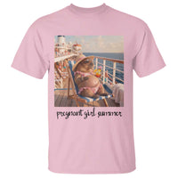 Summer Capybara Pregnancy T Shirt Baby Announcement Gift