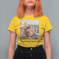 Summer Capybara Pregnancy T Shirt For Women Baby Announcement Gift