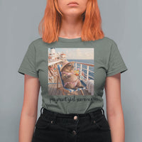 Summer Capybara Pregnancy T Shirt For Women Baby Announcement Gift