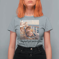 Summer Capybara Pregnancy T Shirt For Women Baby Announcement Gift