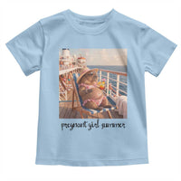 Summer Capybara Pregnancy Toddler T Shirt Baby Announcement Gift