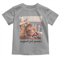 Summer Capybara Pregnancy Toddler T Shirt Baby Announcement Gift