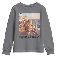 Summer Capybara Pregnancy Youth Sweatshirt Baby Announcement Gift