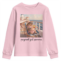 Summer Capybara Pregnancy Youth Sweatshirt Baby Announcement Gift
