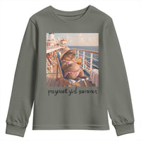 Summer Capybara Pregnancy Youth Sweatshirt Baby Announcement Gift