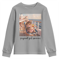 Summer Capybara Pregnancy Youth Sweatshirt Baby Announcement Gift