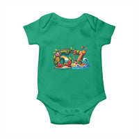 Tropical Beach Six Seven Baby Onesie Summer Island Vacation Graphic