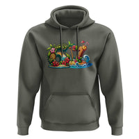 Tropical Beach Six Seven Hoodie Summer Island Vacation Graphic