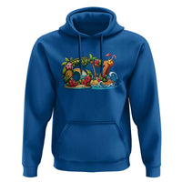 Tropical Beach Six Seven Hoodie Summer Island Vacation Graphic