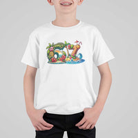 Tropical Beach Six Seven T Shirt For Kid Summer Island Vacation Graphic
