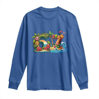 Tropical Beach Six Seven Long Sleeve Shirt Summer Island Vacation Graphic