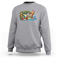 Tropical Beach Six Seven Sweatshirt Summer Island Vacation Graphic
