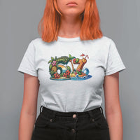 Tropical Beach Six Seven T Shirt For Women Summer Island Vacation Graphic