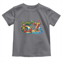 Tropical Beach Six Seven Toddler T Shirt Summer Island Vacation Graphic