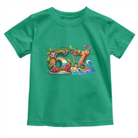 Tropical Beach Six Seven Toddler T Shirt Summer Island Vacation Graphic