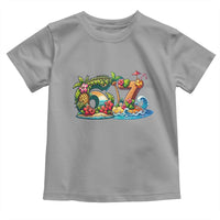 Tropical Beach Six Seven Toddler T Shirt Summer Island Vacation Graphic