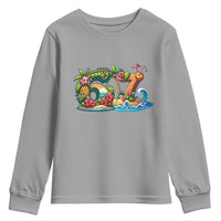 Tropical Beach Six Seven Youth Sweatshirt Summer Island Vacation Graphic