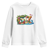 Tropical Beach Six Seven Youth Sweatshirt Summer Island Vacation Graphic