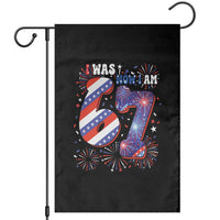 I Was Six Now I Am Seven Garden Flag Patriotic 7th Birthday Gift