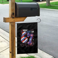 I Was Six Now I Am Seven Garden Flag Patriotic 7th Birthday Gift
