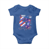 I Was Six Now I Am Seven Baby Onesie Patriotic 7th Birthday Gift