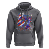 I Was Six Now I Am Seven Hoodie Patriotic 7th Birthday Gift