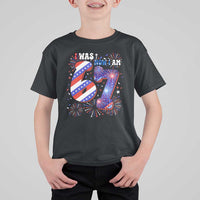 I Was Six Now I Am Seven T Shirt For Kid Patriotic 7th Birthday Gift