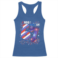 I Was Six Now I Am Seven Racerback Tank Top Patriotic 7th Birthday Gift