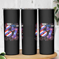 I Was Six Now I Am Seven Skinny Tumbler Patriotic 7th Birthday Gift