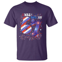 I Was Six Now I Am Seven T Shirt Patriotic 7th Birthday Gift