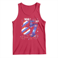 I Was Six Now I Am Seven Tank Top Patriotic 7th Birthday Gift