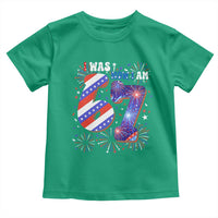 I Was Six Now I Am Seven Toddler T Shirt Patriotic 7th Birthday Gift