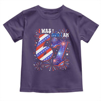 I Was Six Now I Am Seven Toddler T Shirt Patriotic 7th Birthday Gift
