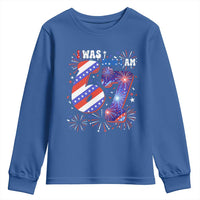 I Was Six Now I Am Seven Youth Sweatshirt Patriotic 7th Birthday Gift