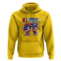 Funny Six Seven Dabbing Hoodie Patriotic American Pride Gift